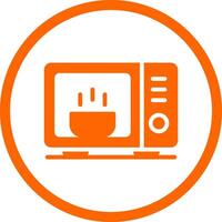 Microwave Creative Icon Design vector