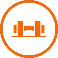 Dumbbells Creative Icon Design vector