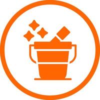 Bucket Creative Icon Design vector