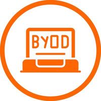 BYOD Tour Creative Icon Design vector