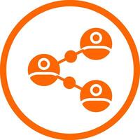 Connected People Creative Icon Design vector