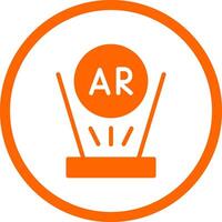 Augmented Reality Creative Icon Design vector