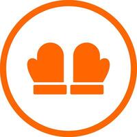 Kitchen Glove Creative Icon Design vector