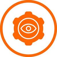 Eye Setting Creative Icon Design vector