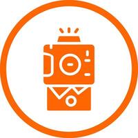 Instant Camera Creative Icon Design vector