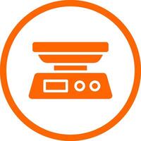 Food Scale Creative Icon Design vector
