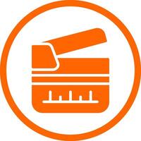 Clapperboard Creative Icon Design vector