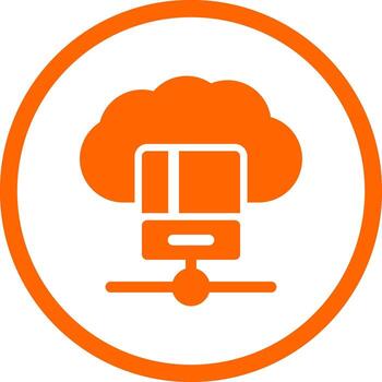 estudiar base de datos creativo icono diseño vector