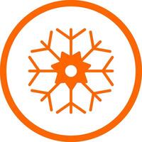 Snowflake Creative Icon Design vector