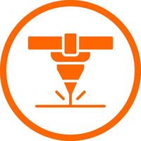 Laser Creative Icon Design vector