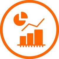 Statistical Analysis Creative Icon Design vector