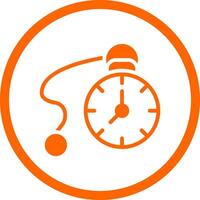 diseño de icono creativo de reloj de bolsillo vector