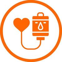 Blood Donation Creative Icon Design vector