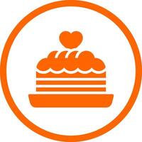 Cake Creative Icon Design vector