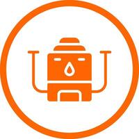 Water Boiler Creative Icon Design vector