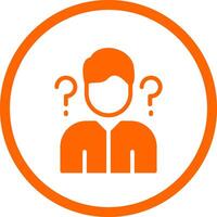 Uncertainty Creative Icon Design vector