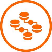 Unstructured Data Creative Icon Design vector