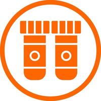 Test Tube Creative Icon Design vector