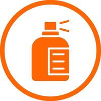 Spray Bottle Creative Icon Design vector