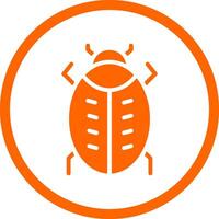 Bug Creative Icon Design vector