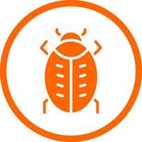 Bug Creative Icon Design vector