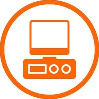 Computer Creative Icon Design vector