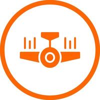 Airplane Creative Icon Design vector