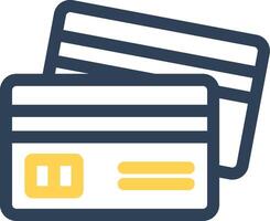 Credit Card Creative Icon Design vector