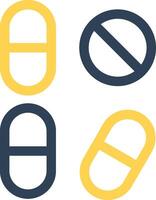 Pill Creative Icon Design vector