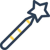 Magic Wand Creative Icon Design vector