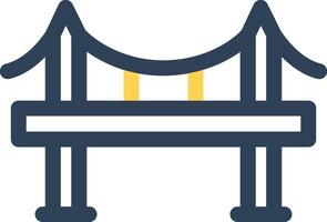 Bridge Creative Icon Design vector
