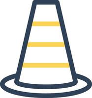Traffic Cone Creative Icon Design vector