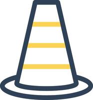 Traffic Cone Creative Icon Design vector