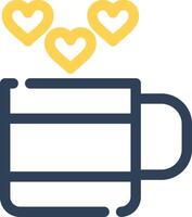 Love Tea Creative Icon Design vector