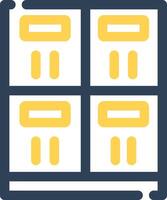 Lockers Creative Icon Design vector