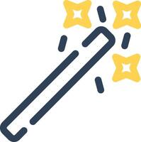 Magic Wand Creative Icon Design vector