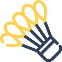 Shuttlecock Creative Icon Design vector