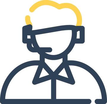 Operator Creative Icon Design vector