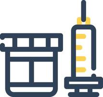 Vaccine Creative Icon Design vector