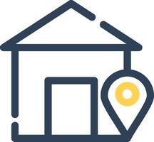 Home Location Creative Icon Design vector