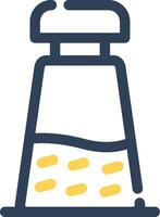 Salt And Pepper Creative Icon Design vector