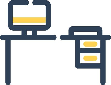 Desk Creative Icon Design vector