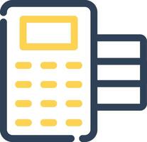 POS Terminal Creative Icon Design vector