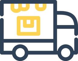 Delivery Truck Creative Icon Design vector