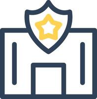 Police Station Creative Icon Design vector
