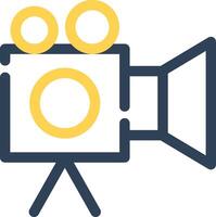 Video Camera Creative Icon Design vector