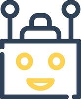 Chatbot Creative Icon Design vector