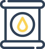 Waste Oil Creative Icon Design vector