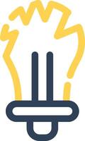 Bulb Creative Icon Design vector