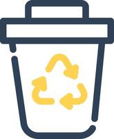 Garbage Creative Icon Design vector